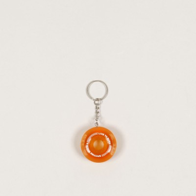 Spitfire Wheel Keychain Sapphire Orange